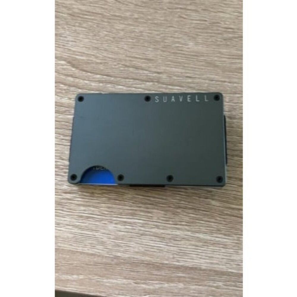 Slim Metal Wallet for Men - Minimalist Tactical Wallet - RFID Blocking Card